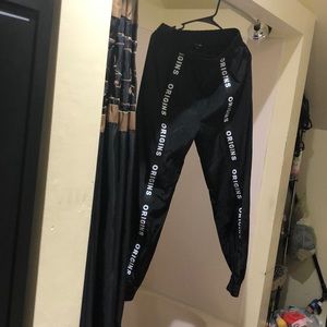 *Sold* Fashion Nova Origin Zipper Tape Joggers